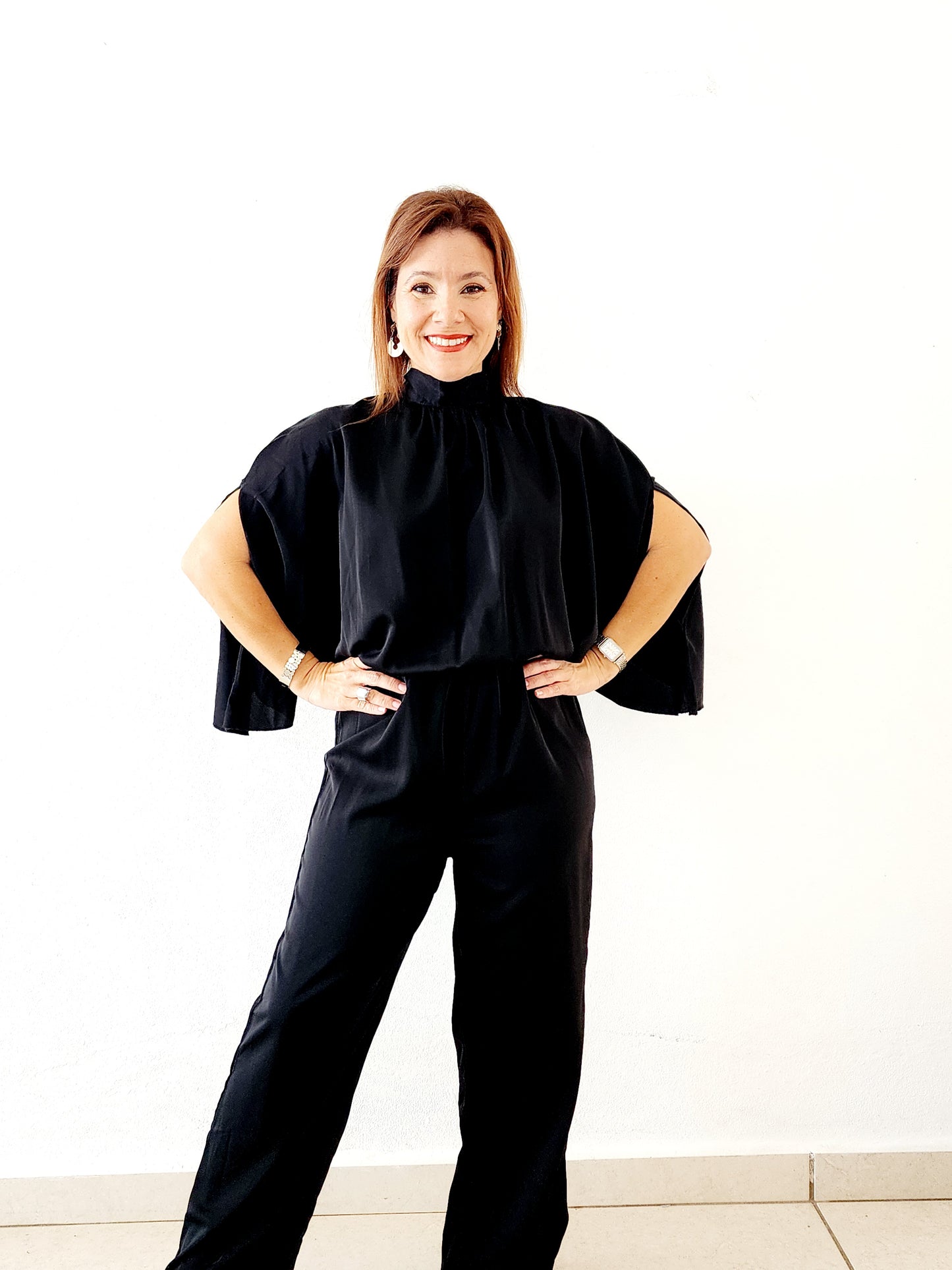 Jumpsuit Elegancia Versátil – Negro 🔥