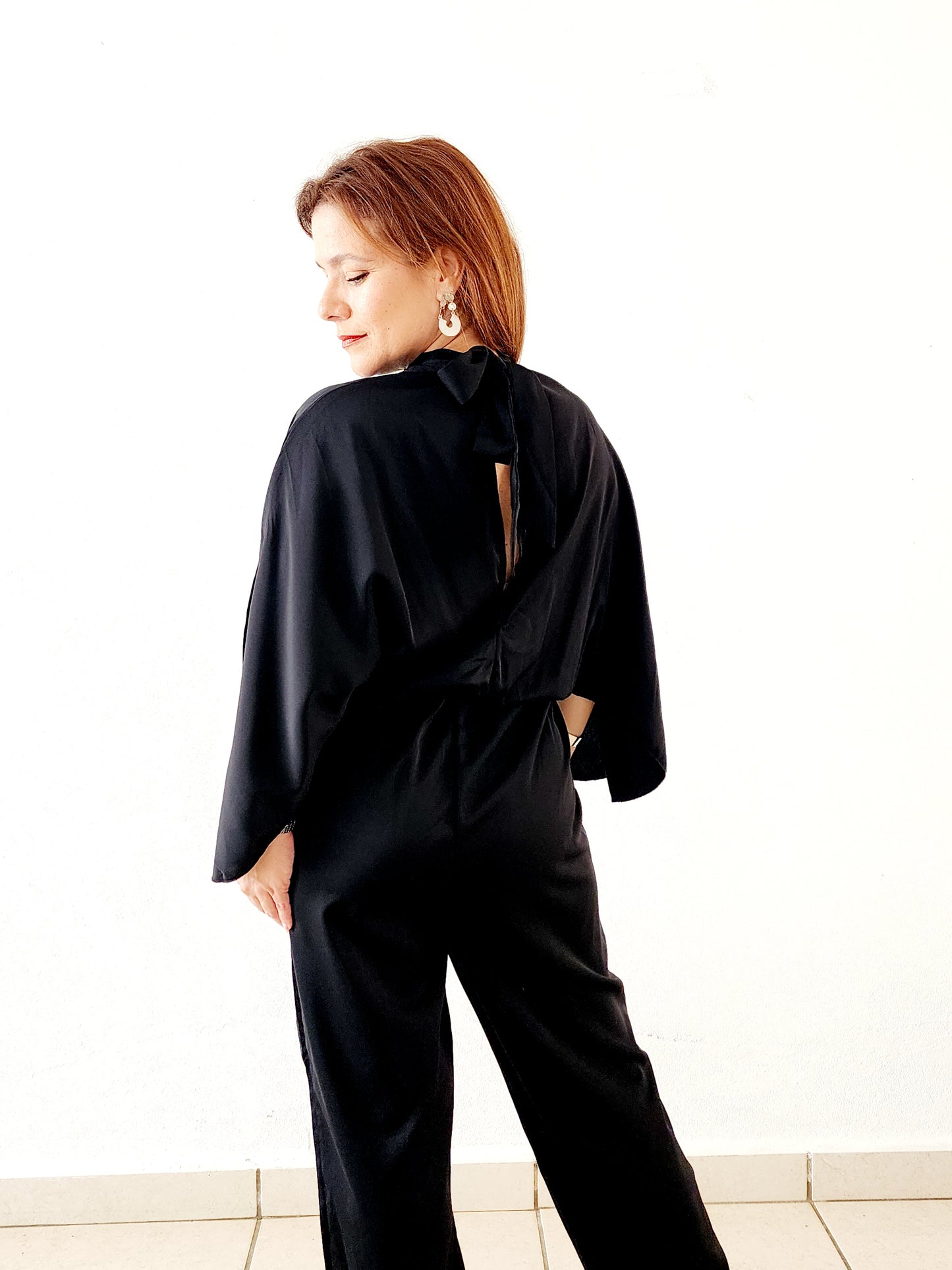 Jumpsuit Elegancia Versátil – Negro 🔥