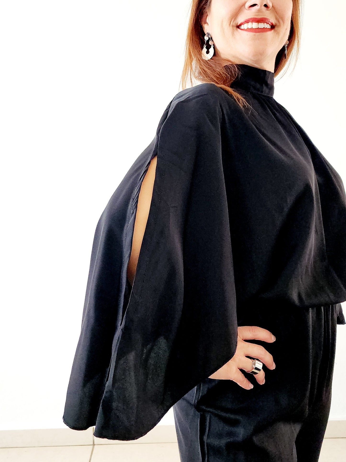 Jumpsuit Elegancia Versátil – Negro 🔥