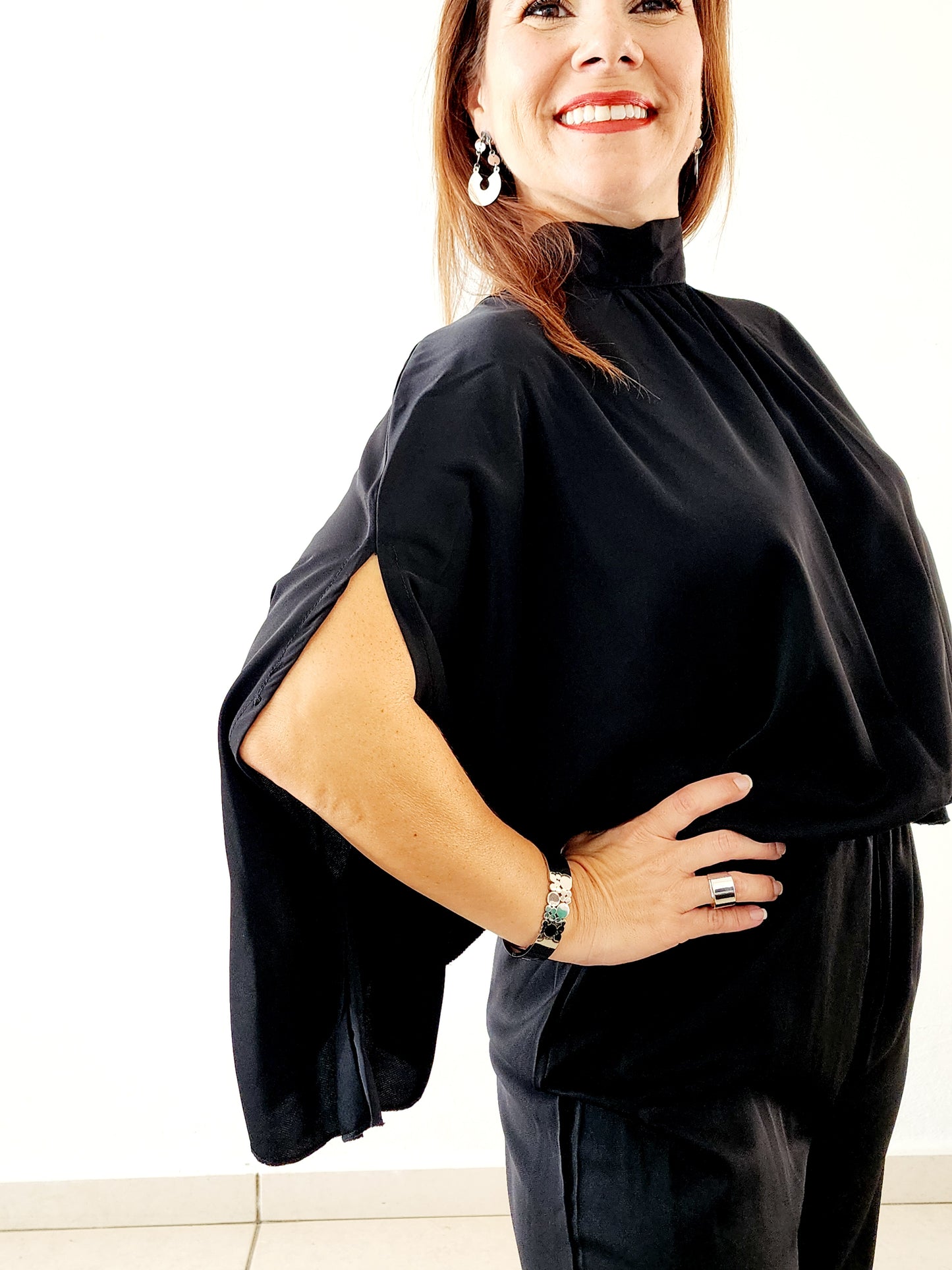 Jumpsuit Elegancia Versátil – Negro 🔥