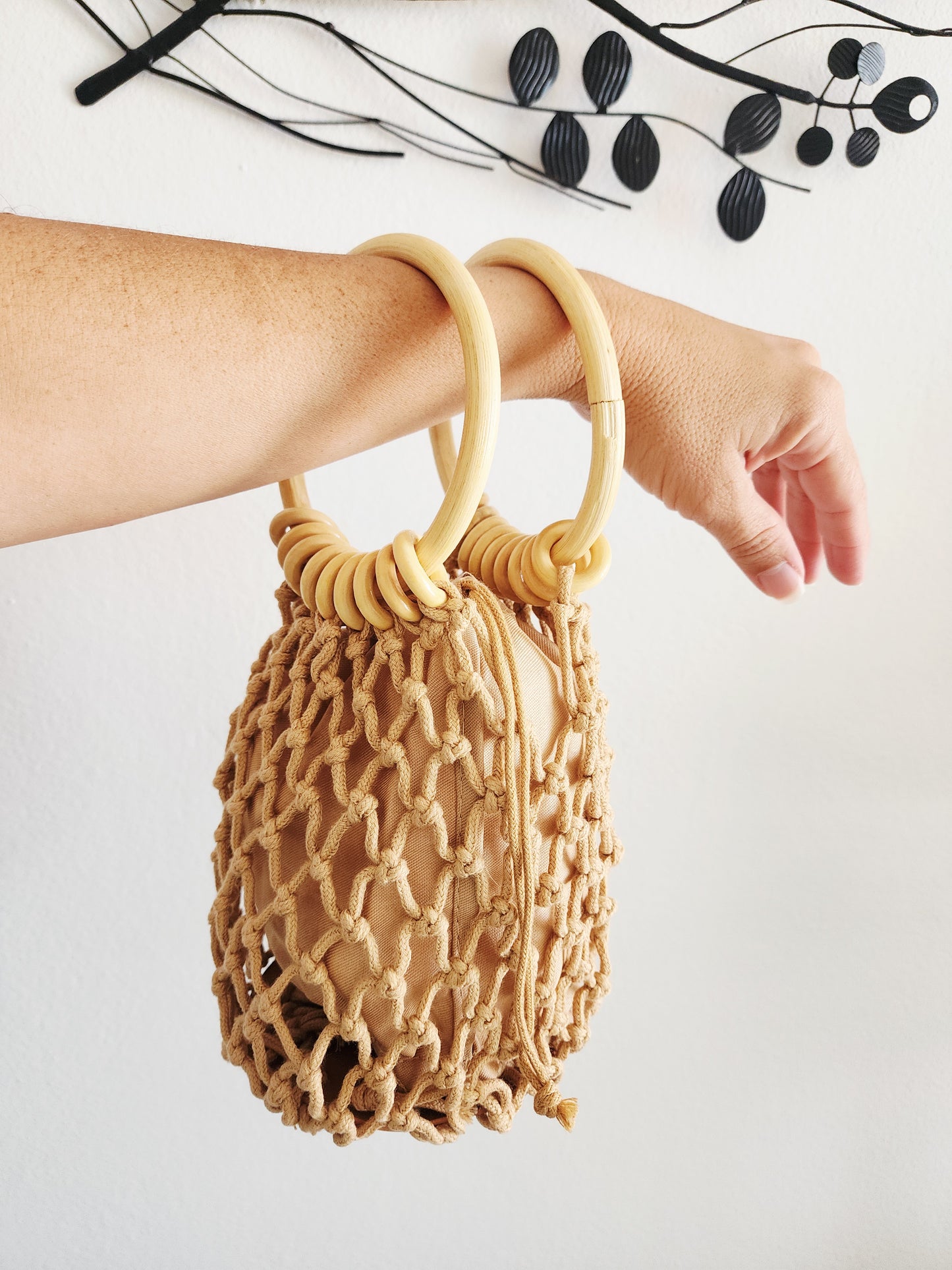 👜 Cartera “Encanto Natural” – Blanca o Crema 🤍✨