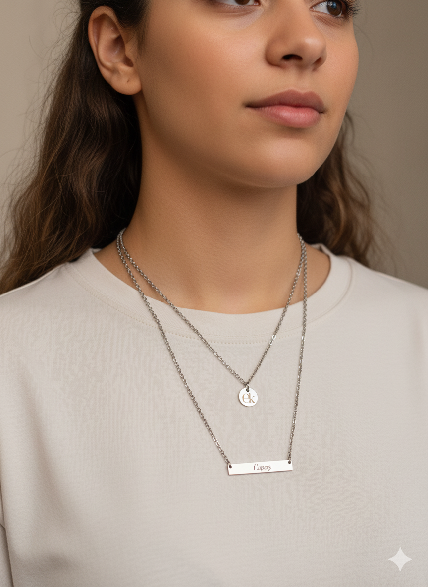 Cadena Doble - Capaz ✨