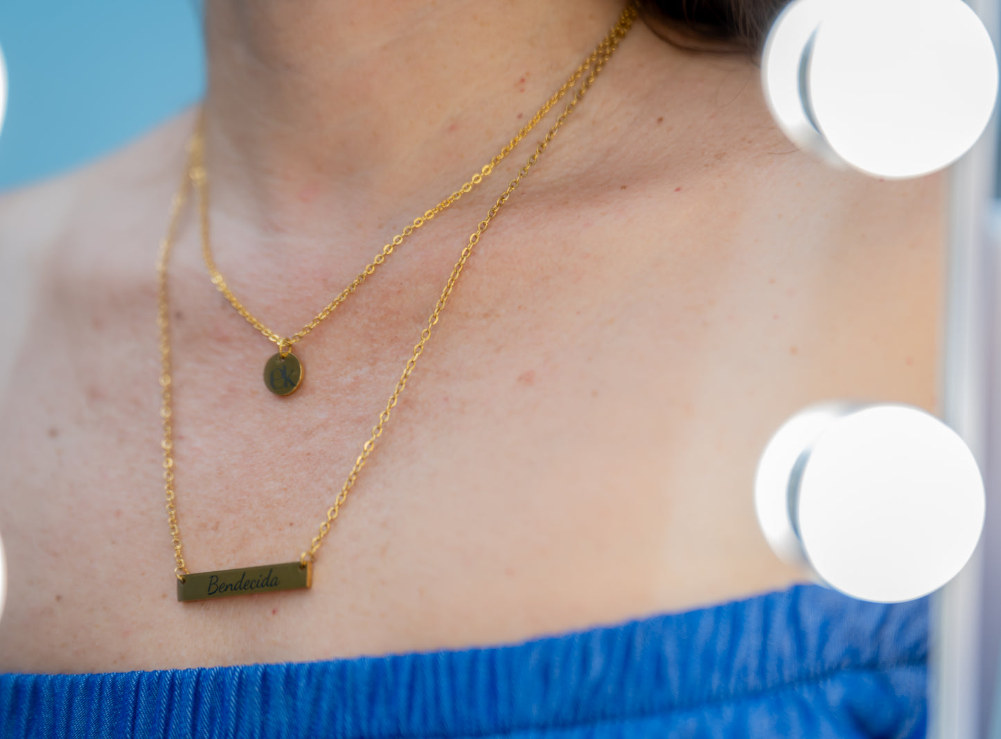 Cadena Doble - Bendecida ✨🙏