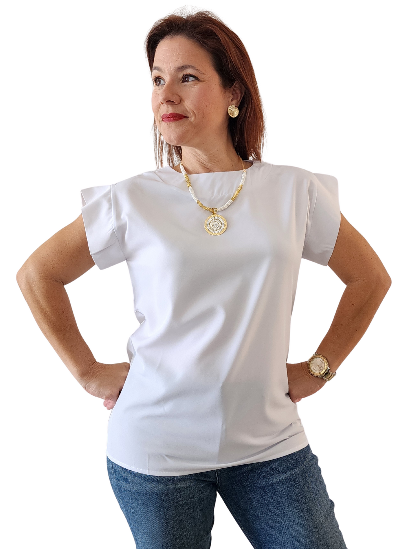 Esencia Pura – Camisa Blanca Clásica 🤍