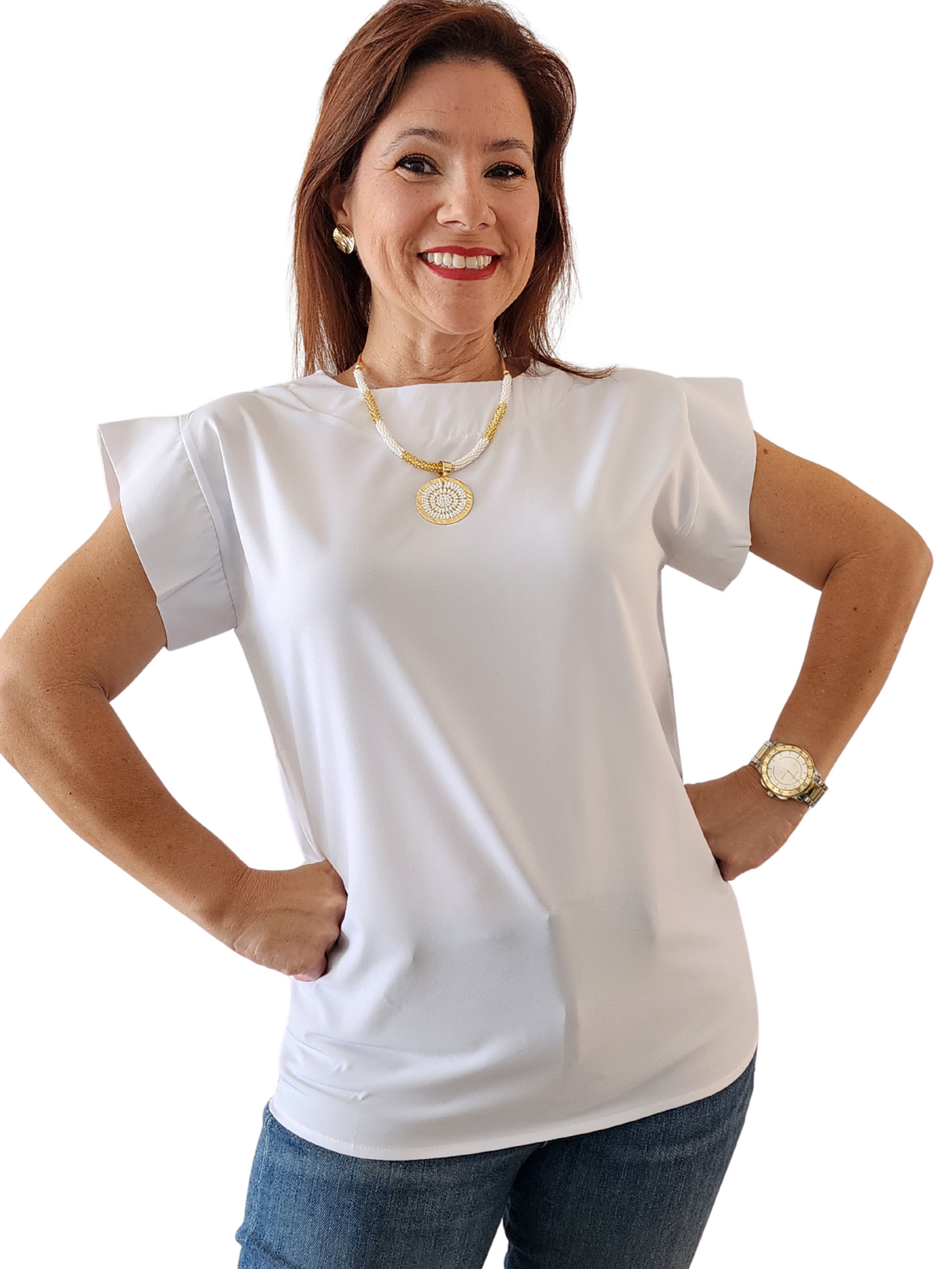 Esencia Pura – Camisa Blanca Clásica 🤍