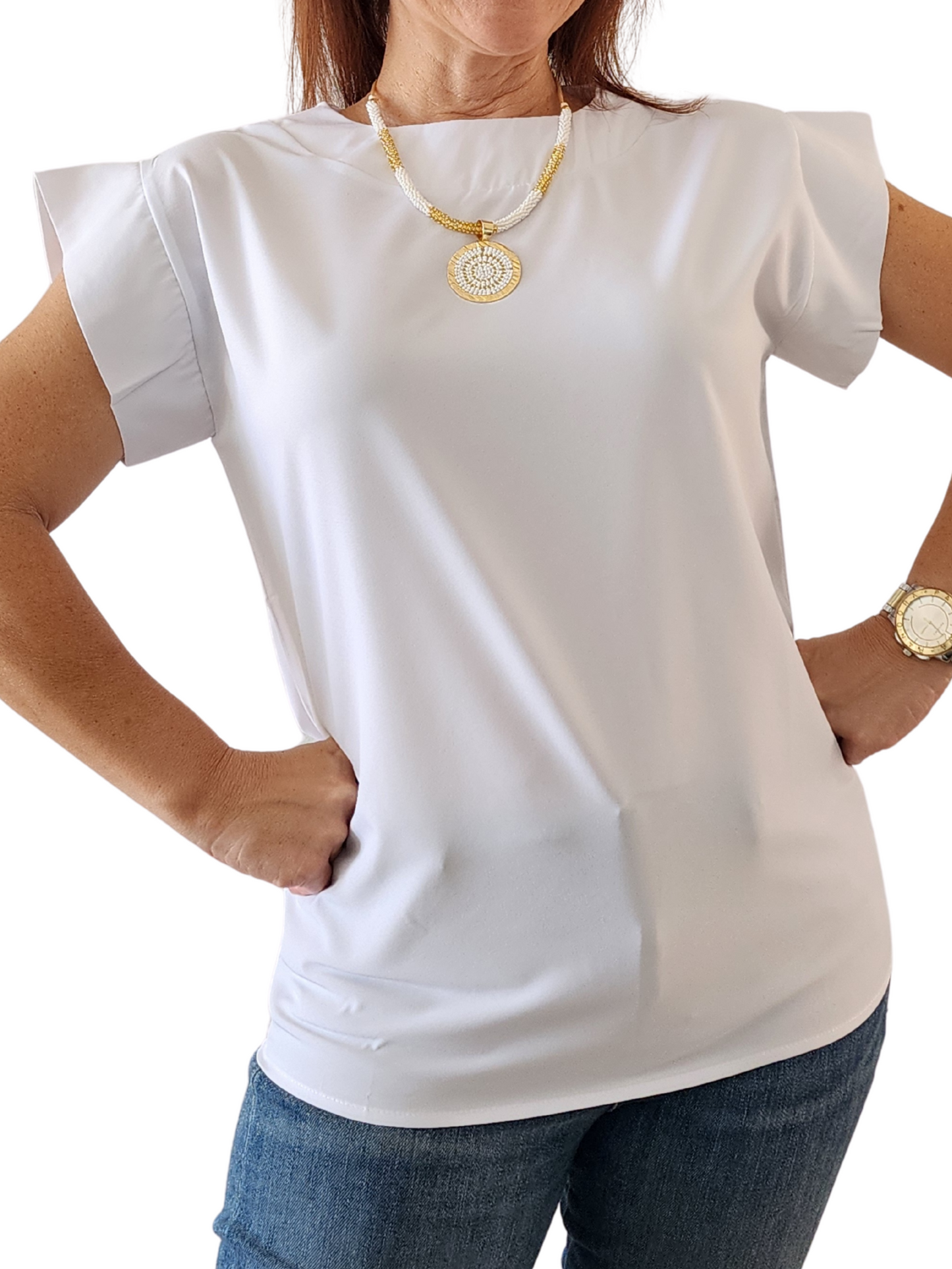 Esencia Pura – Camisa Blanca Clásica 🤍