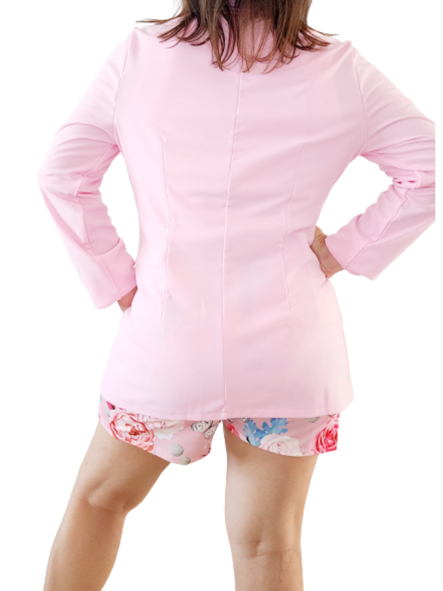 Pink Set with Belt and Jacket