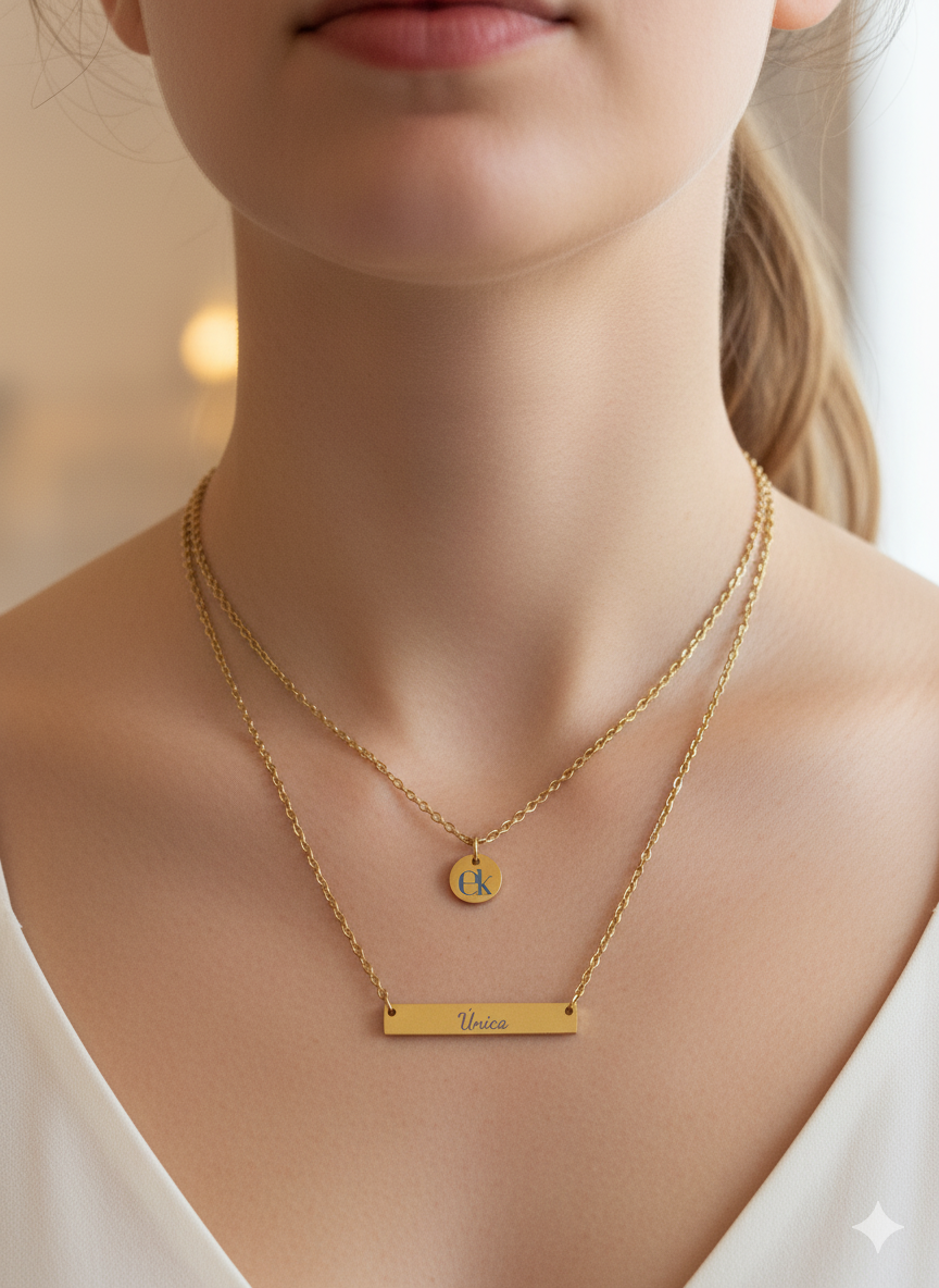 Cadena Doble - Única ✨