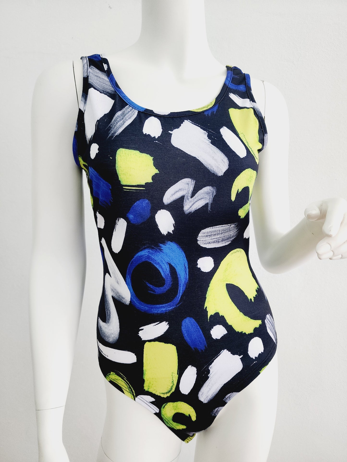 Bodysuit blue tones