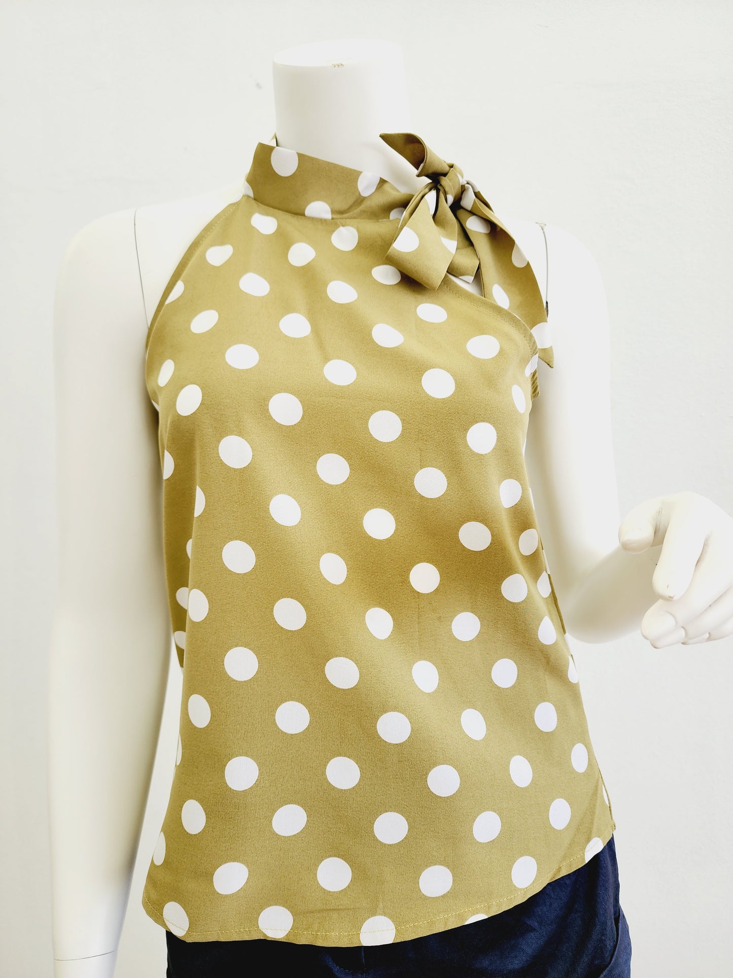 Caqui dots white top (only one)