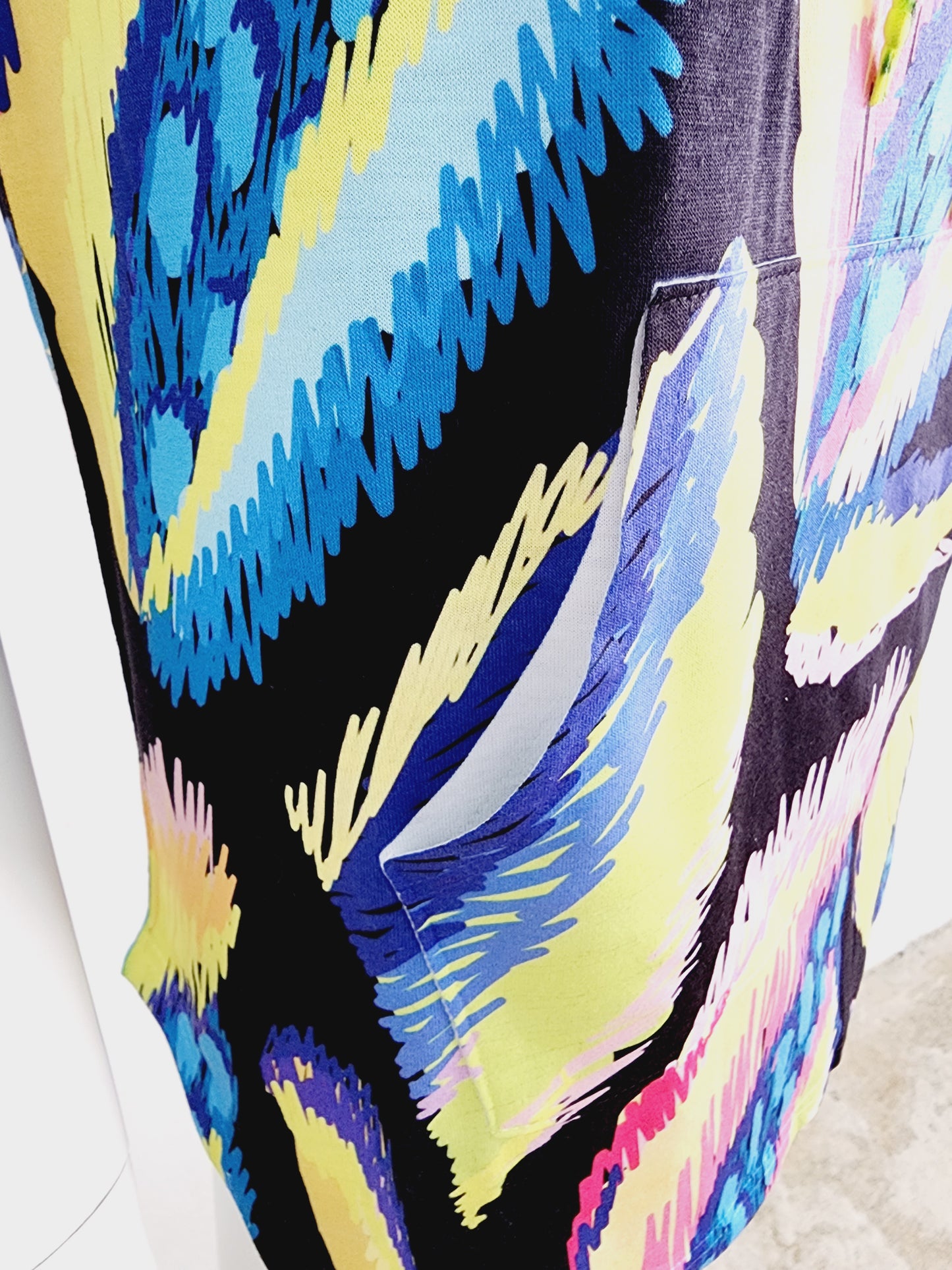 Abstract bright colors hoodie