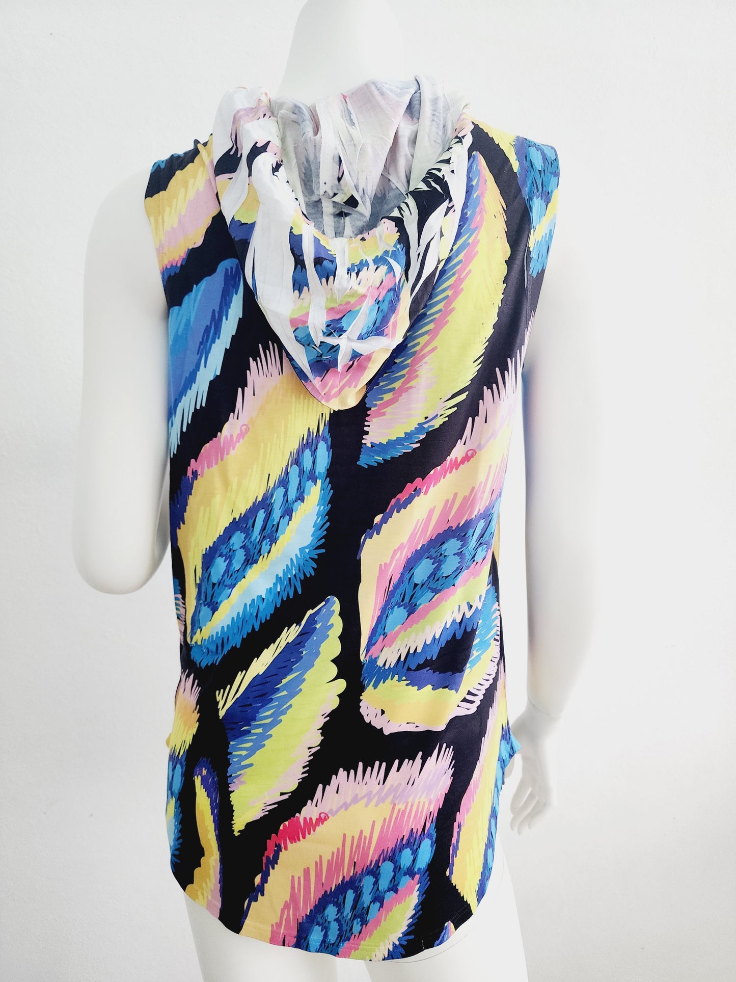 Abstract bright colors hoodie