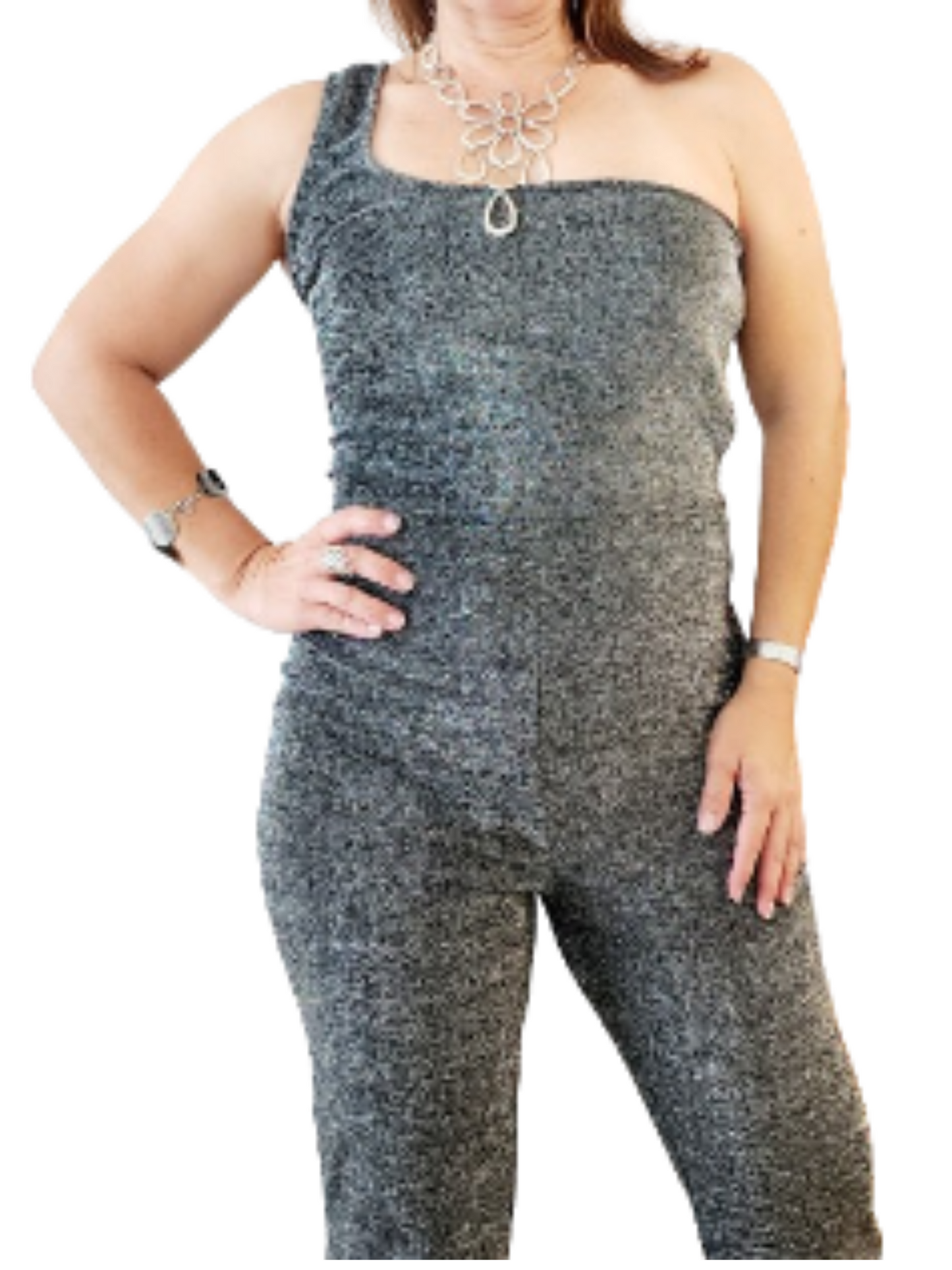 Eclipse de Medianoche - Jumpsuit One Shoulder ✨