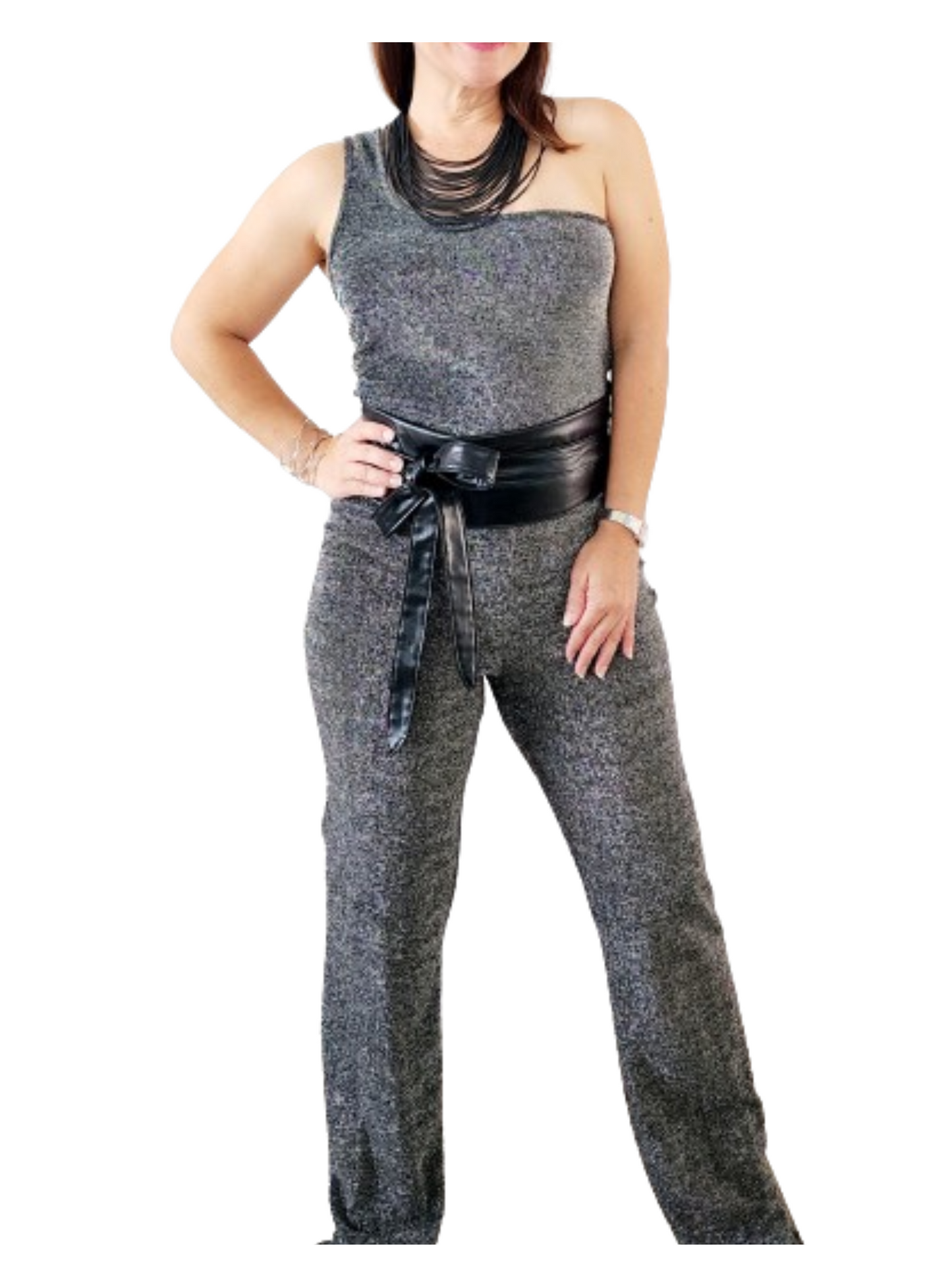 Eclipse de Medianoche - Jumpsuit One Shoulder ✨