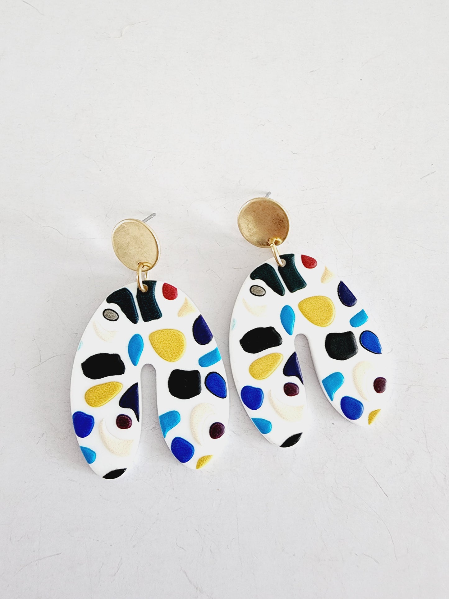 Mosaic style earrings