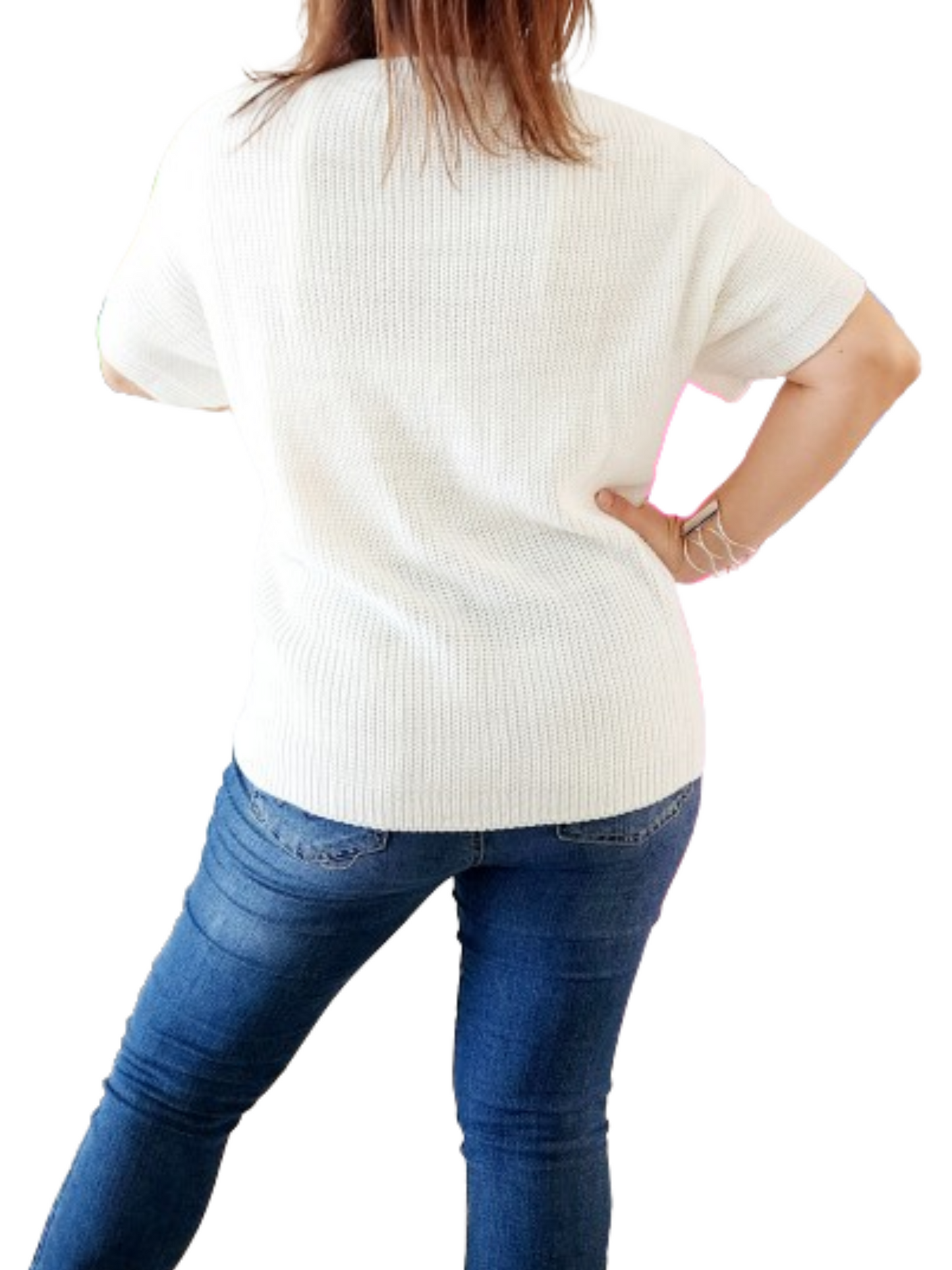 Sweater with flower