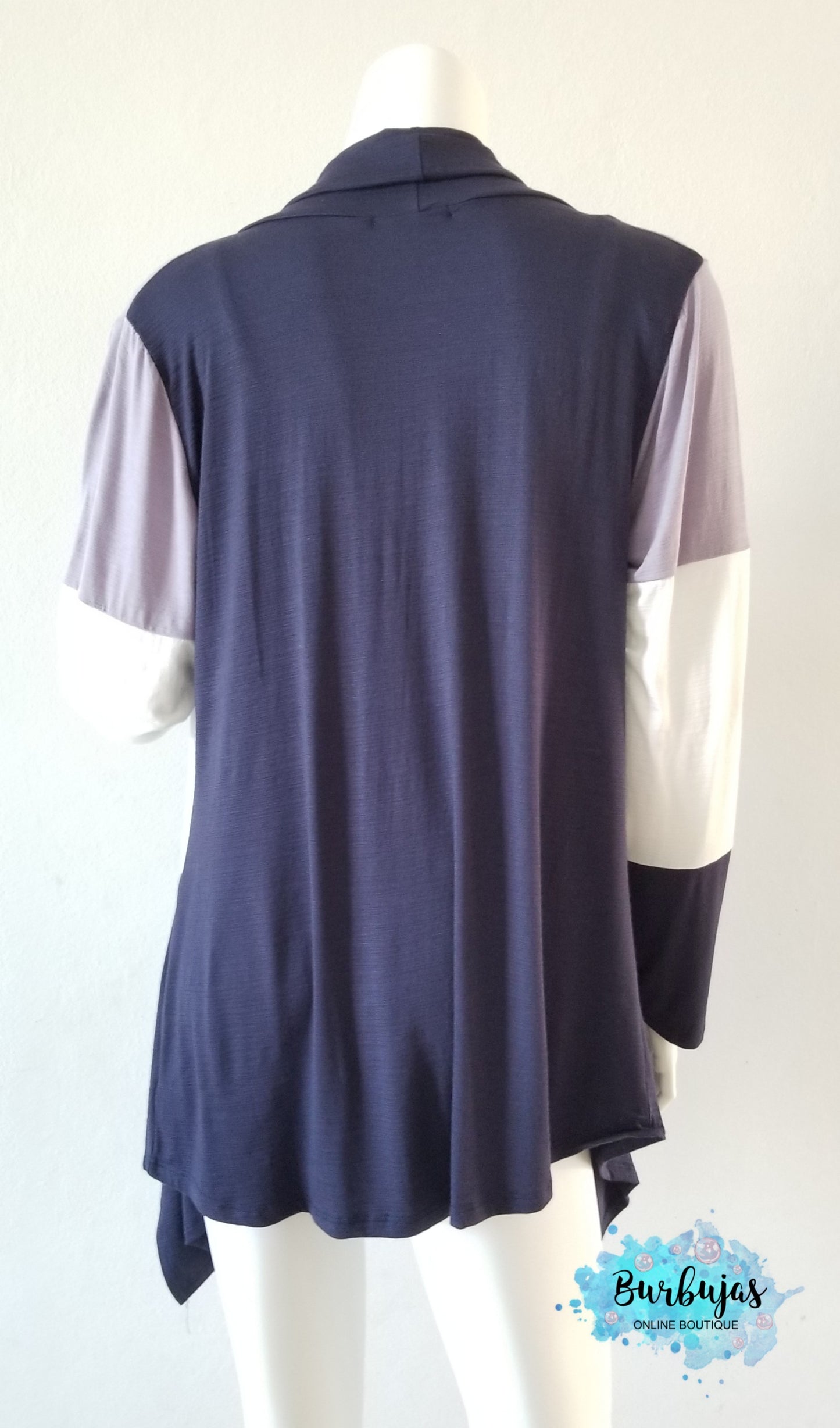 Blue Combo Cardigan