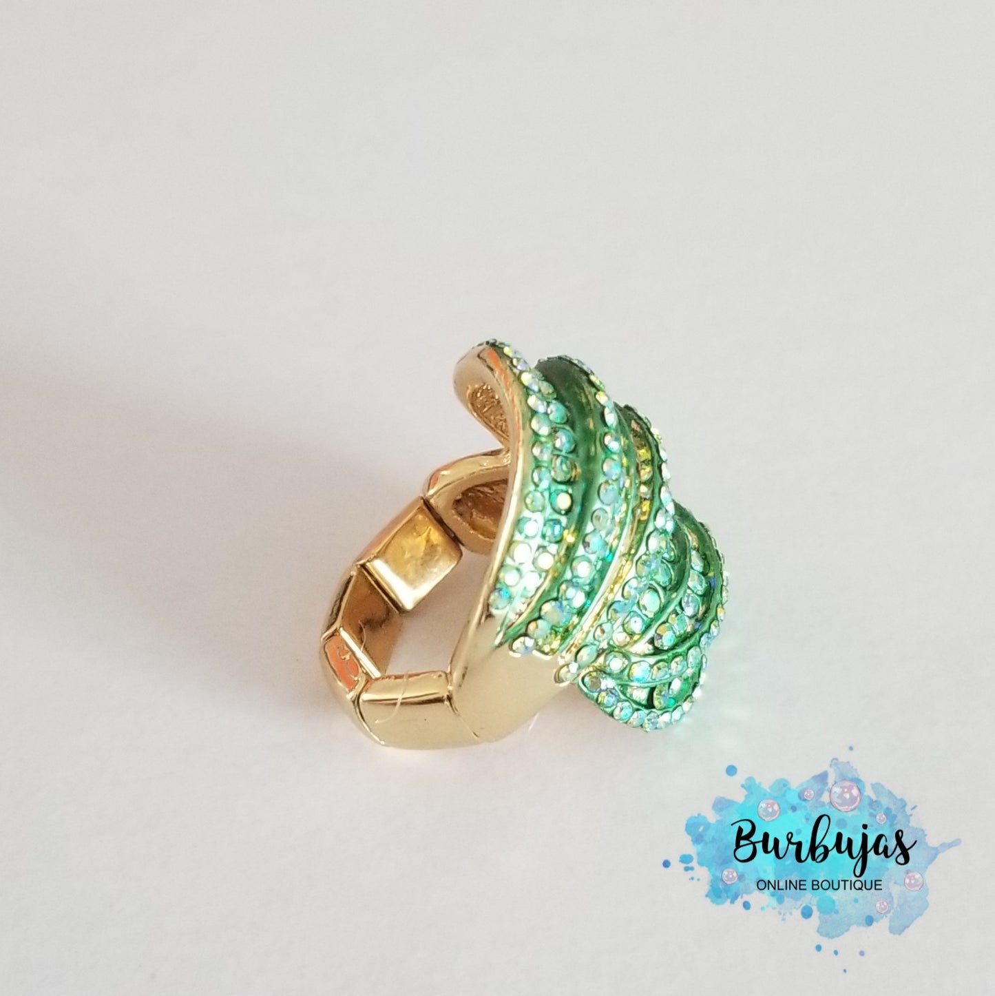 Hope color rainstone ring