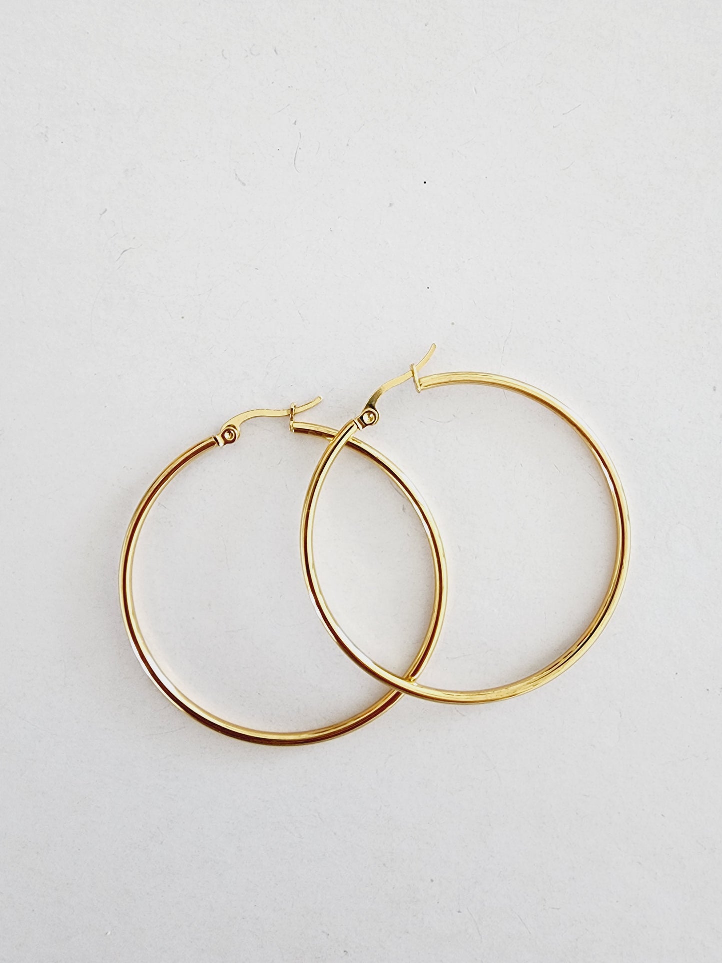 Golden Hoop earring