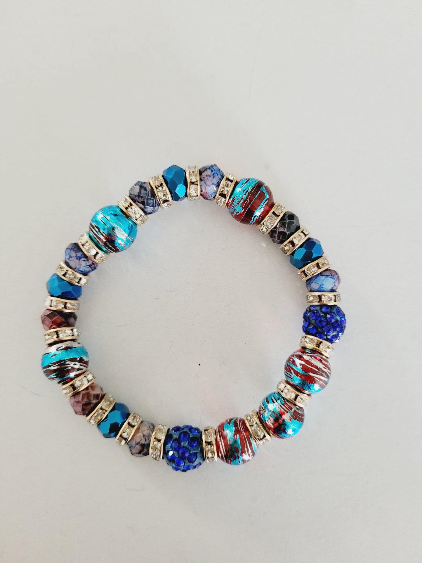 Colored beads bracelets