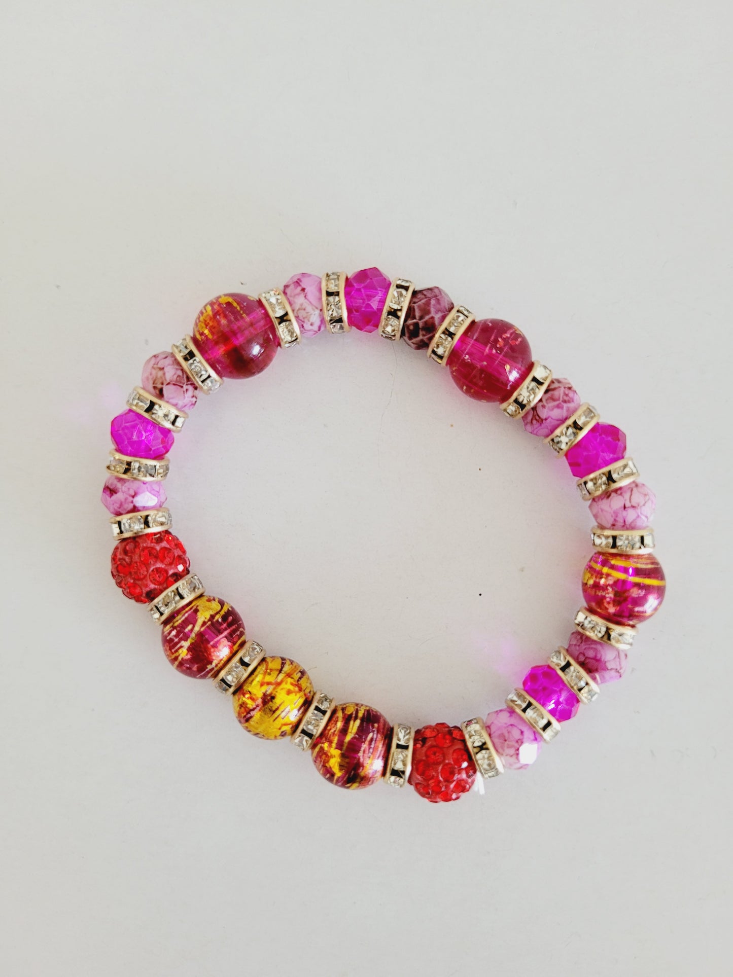 Colored beads bracelets