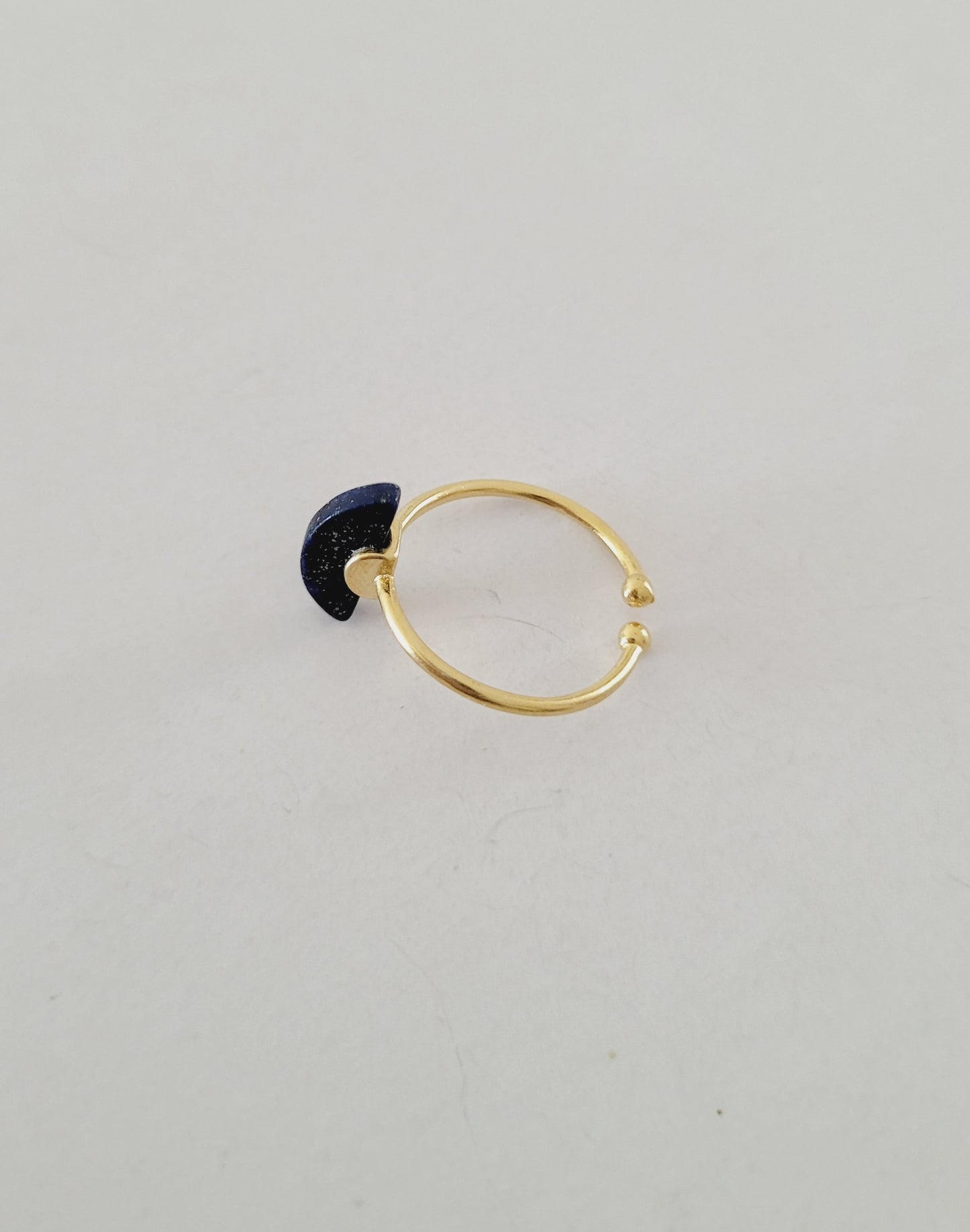 Blue stone ring