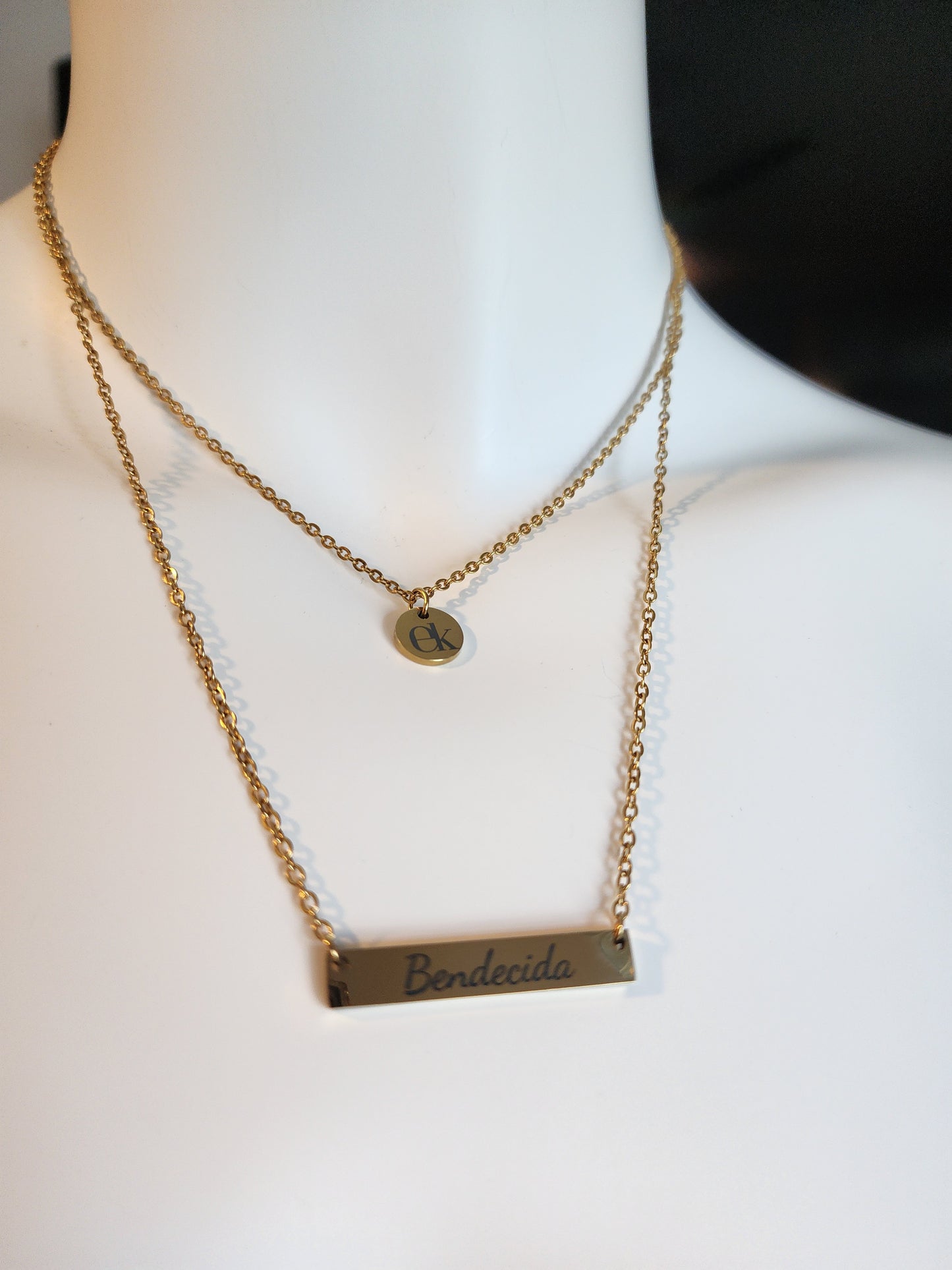 Cadena Doble - Bendecida ✨🙏