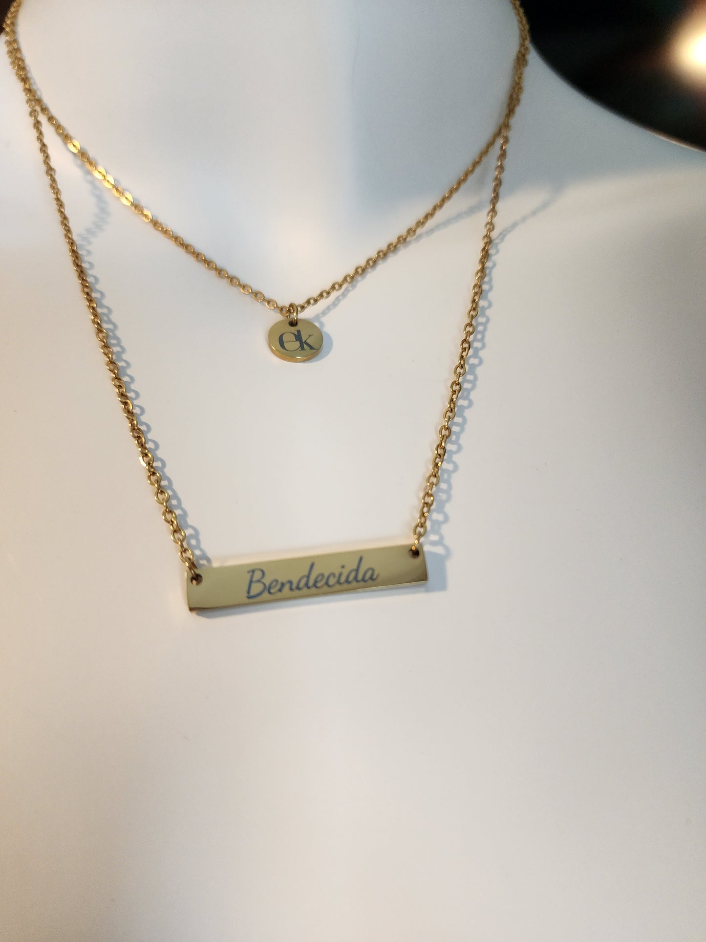 Cadena Doble - Bendecida ✨🙏