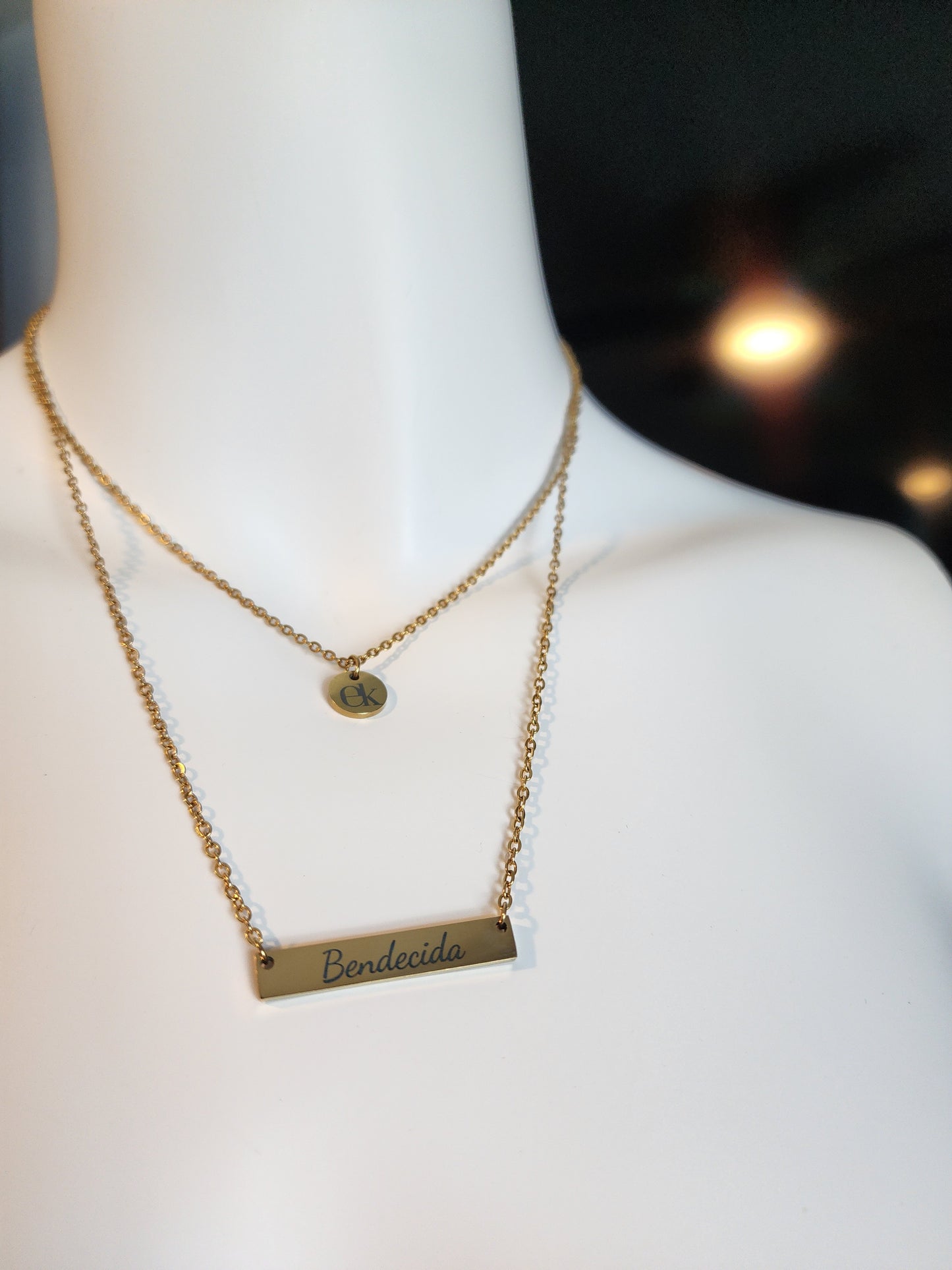 Cadena Doble - Bendecida ✨🙏