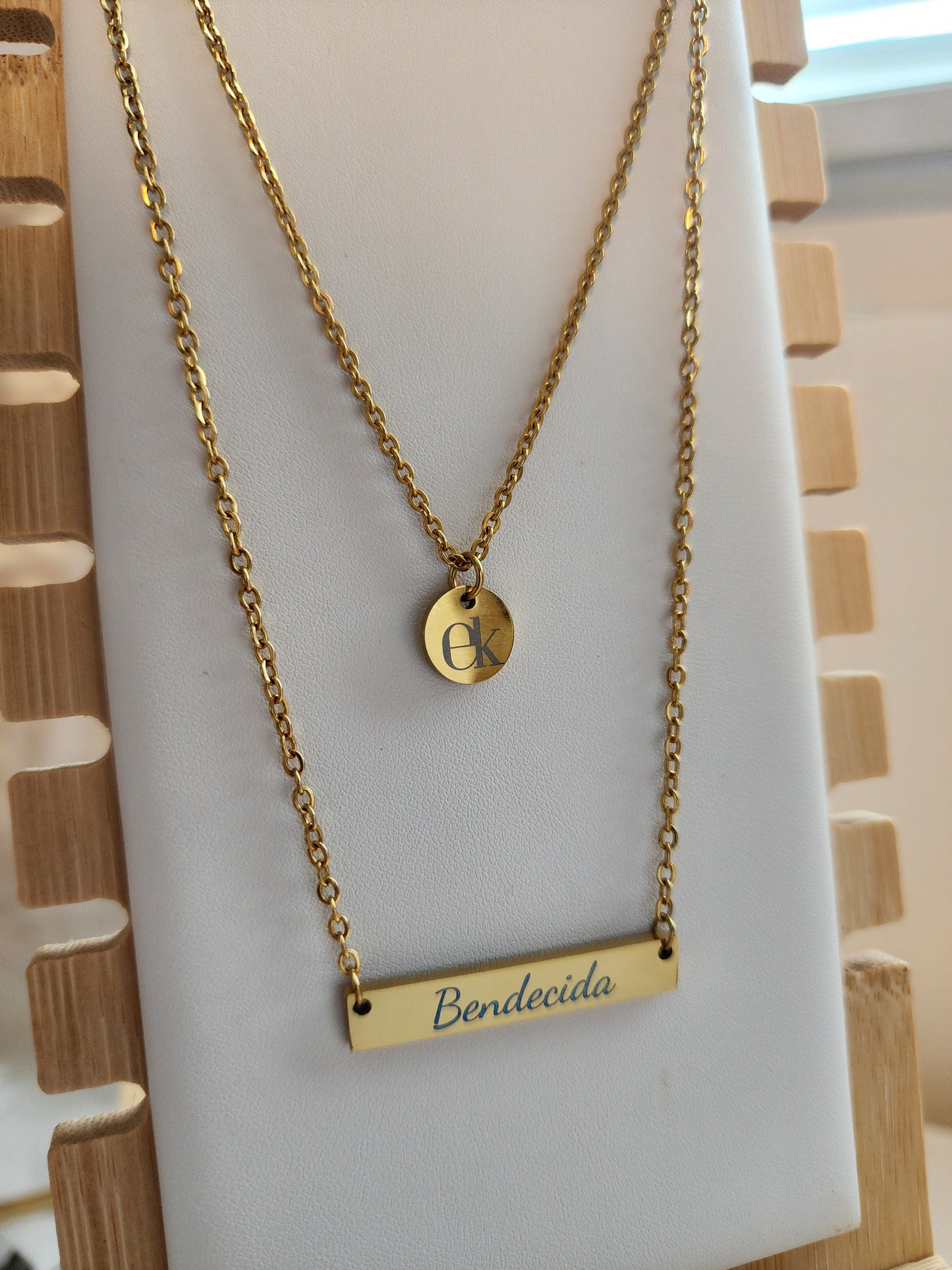 Cadena Doble - Bendecida ✨🙏