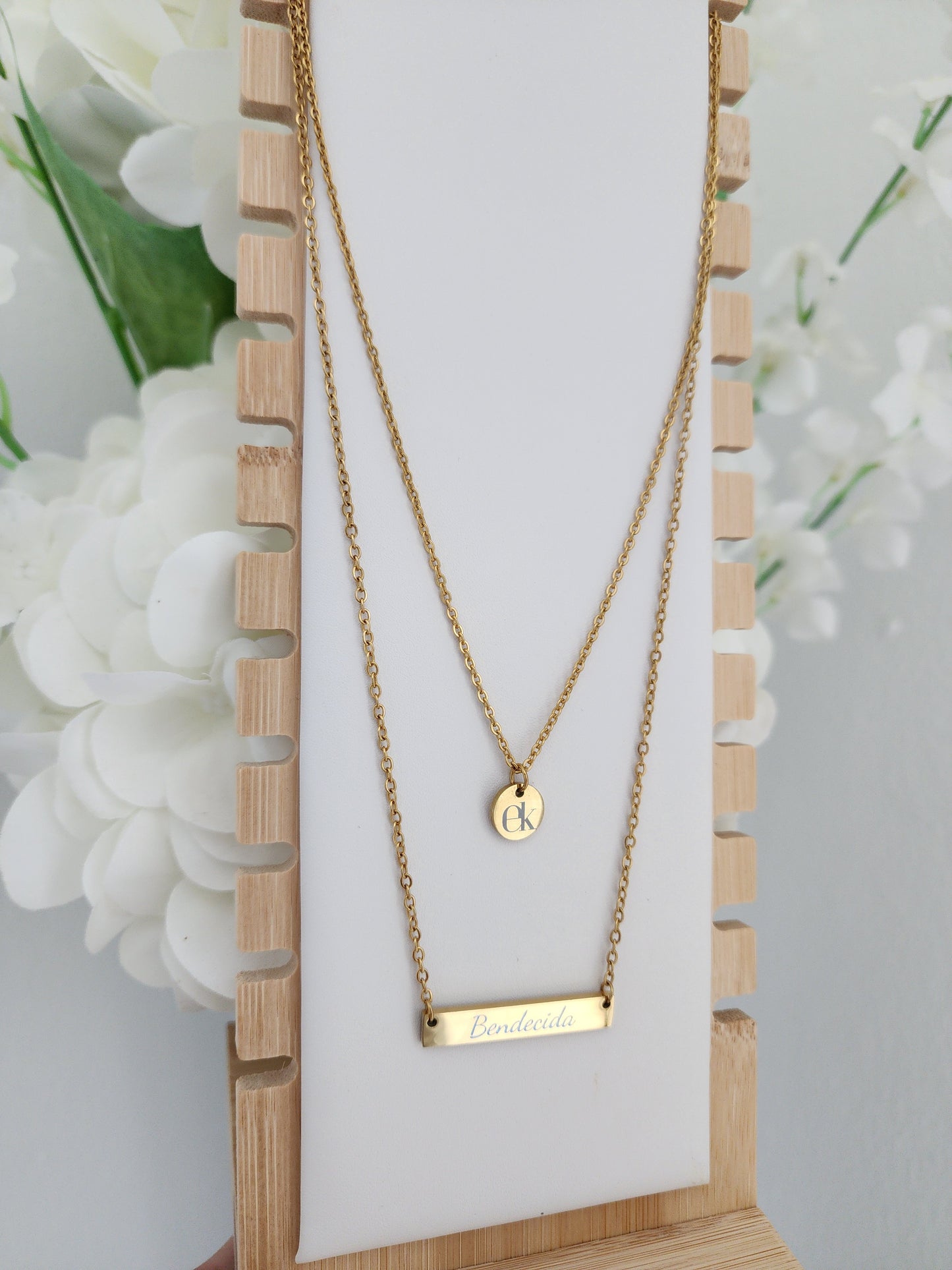 Cadena Doble - Bendecida ✨🙏