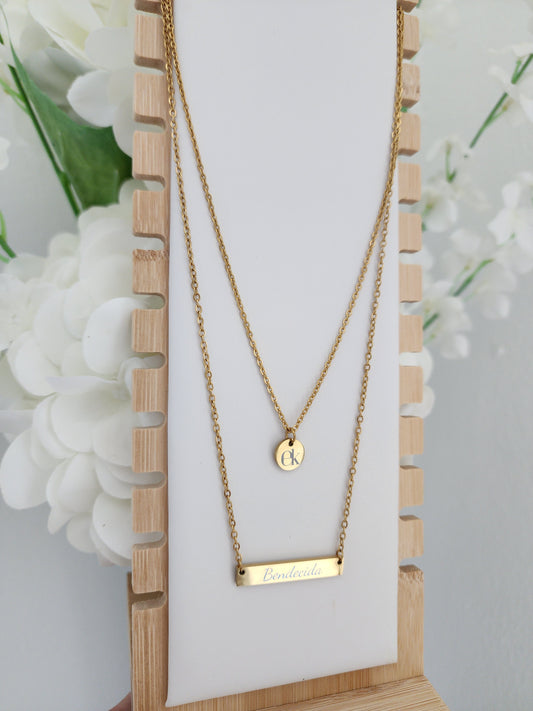 Cadena Doble - Bendecida ✨🙏