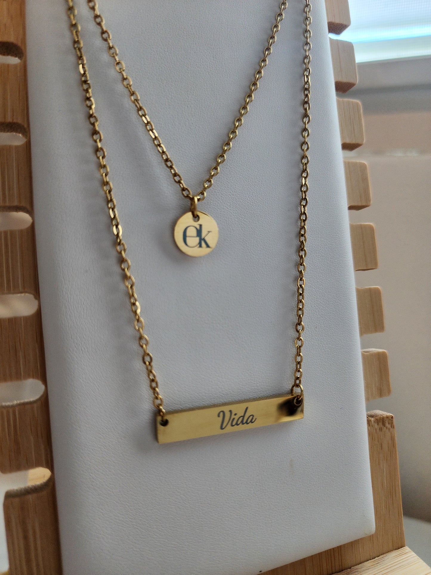 Cadena Doble - Vida ✨