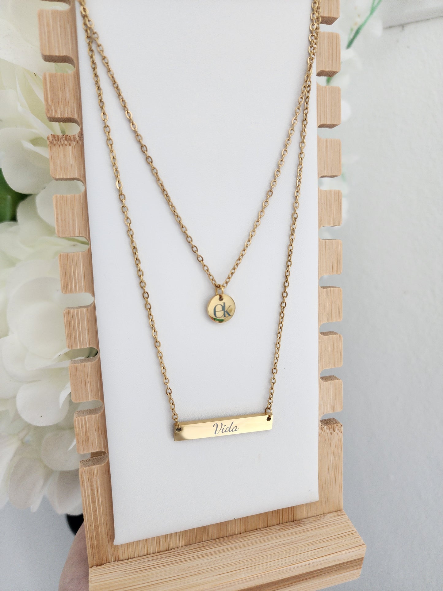 Cadena Doble - Vida ✨