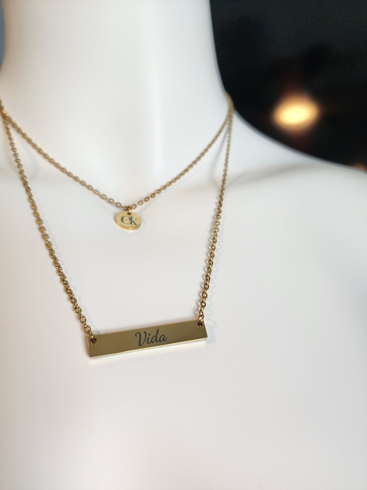 Cadena Doble - Vida ✨