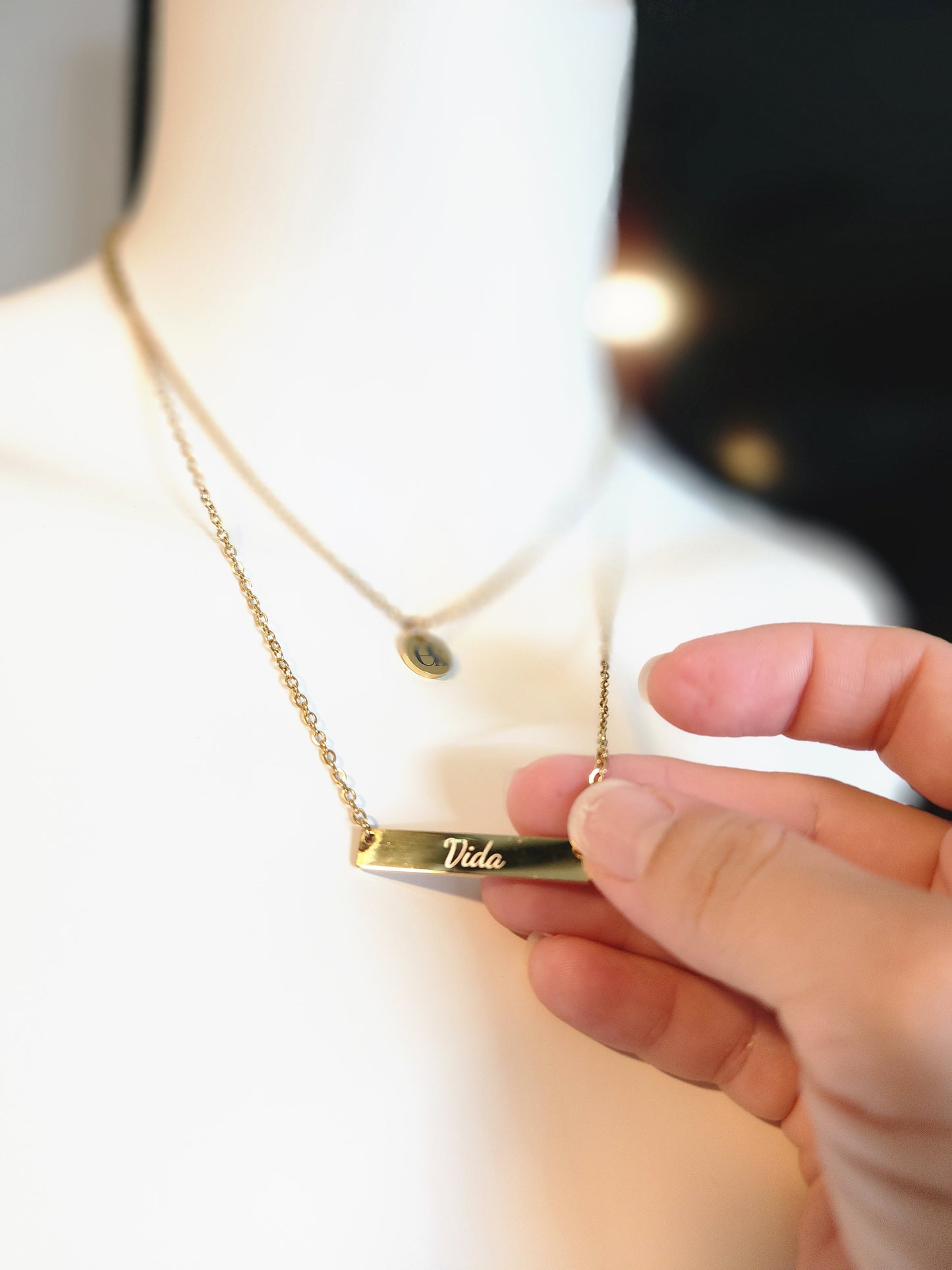 Cadena Doble - Vida ✨