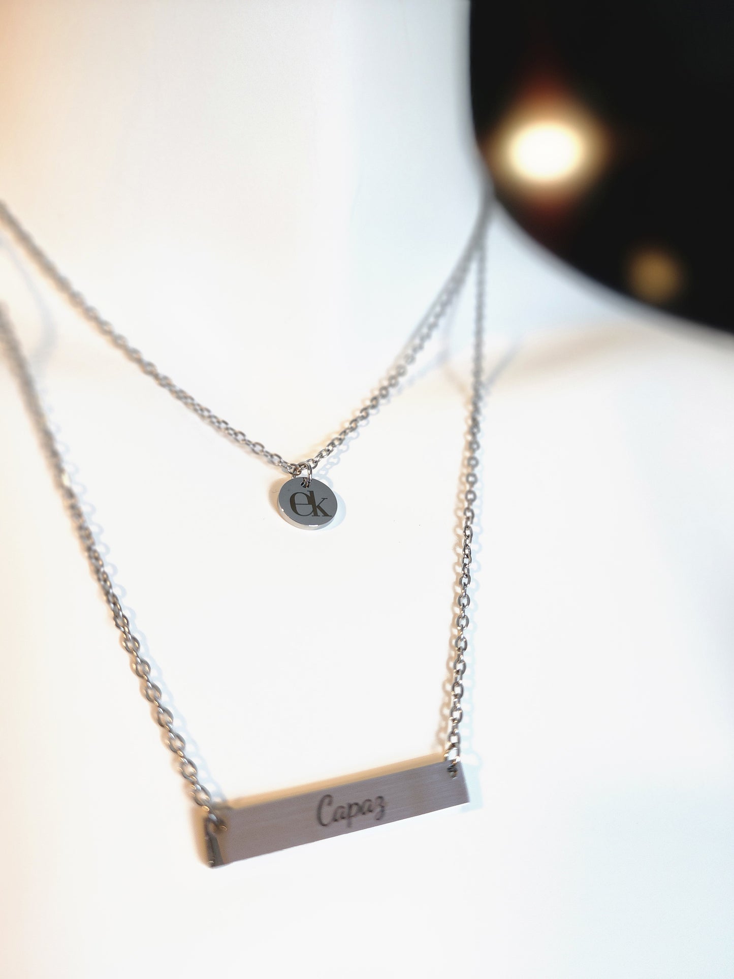 Cadena Doble - Capaz ✨