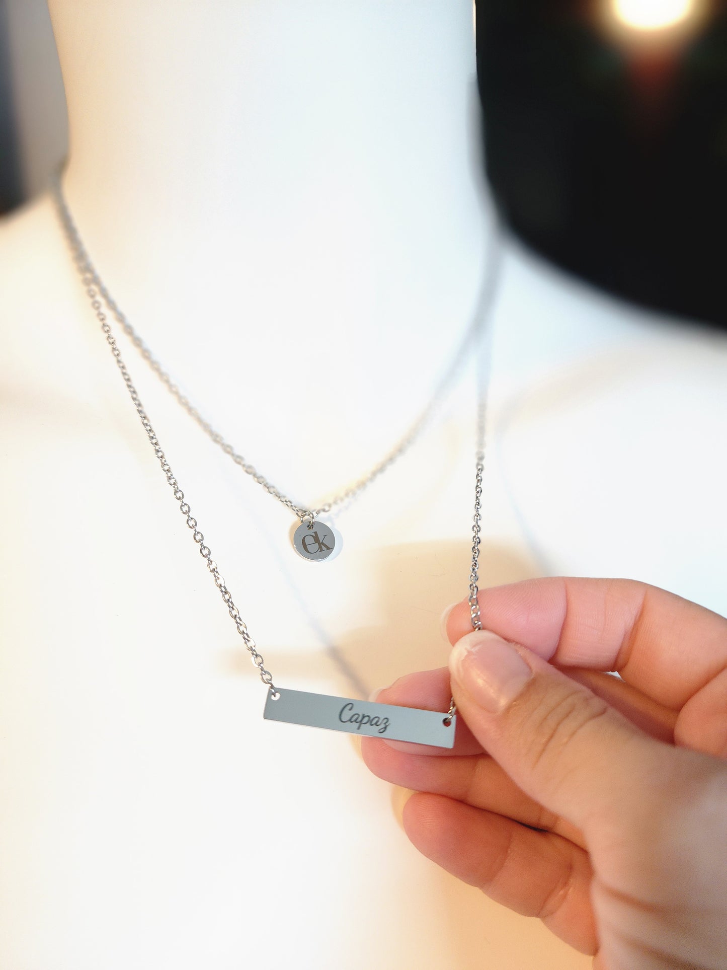 Cadena Doble - Capaz ✨