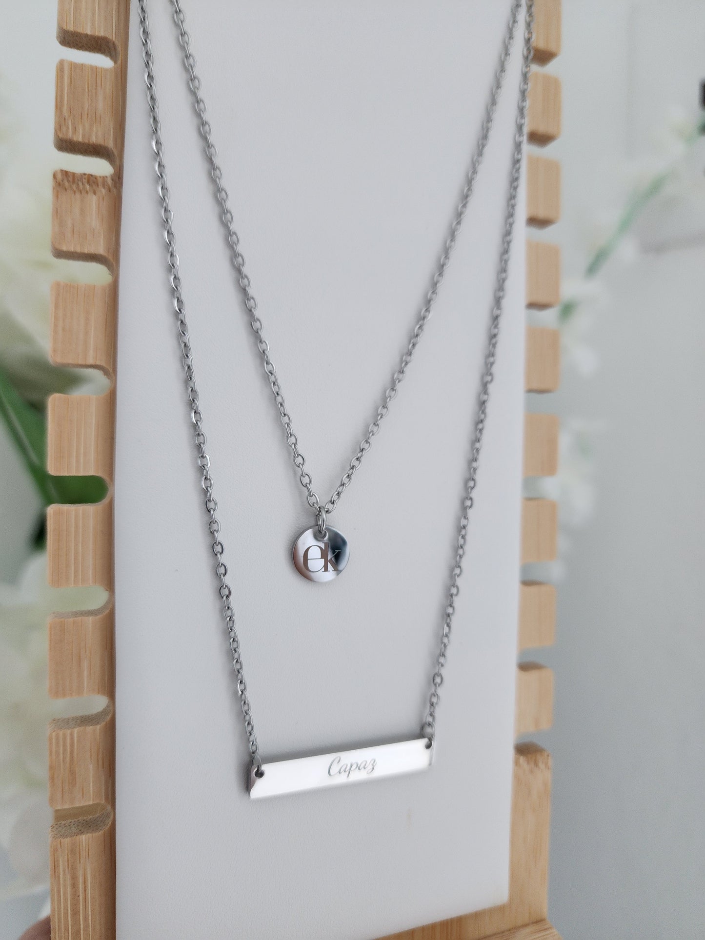 Cadena Doble - Capaz ✨