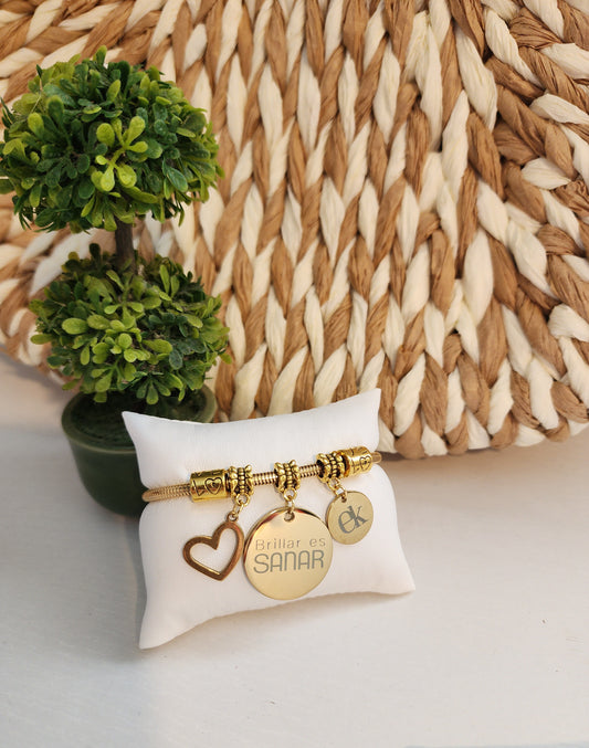 Pulsera Brillar es Sanar ✨💖