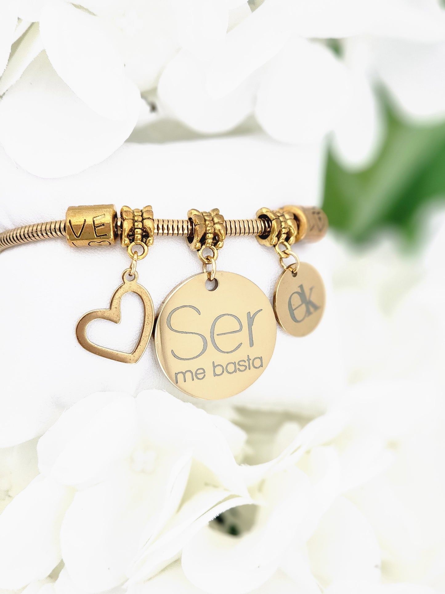 Pulsera - Ser me basta 🌿✨