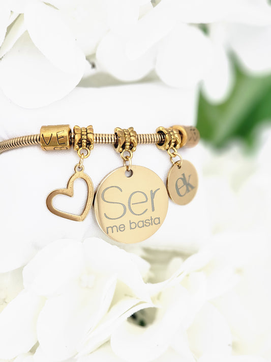 Pulsera - Ser me basta 🌿✨