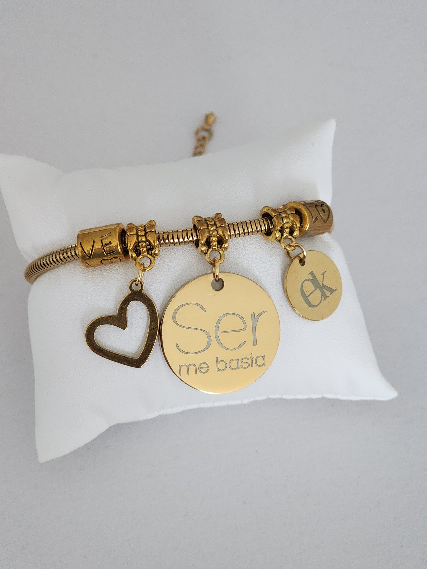 Pulsera - Ser me basta 🌿✨