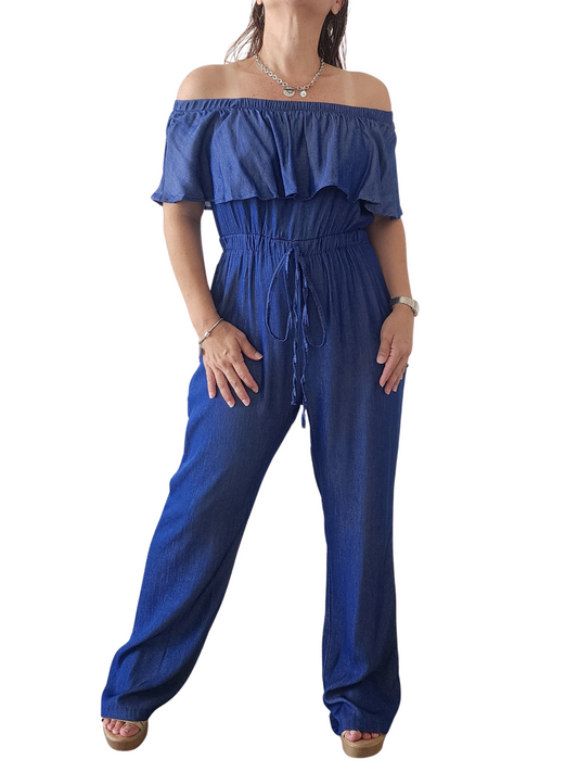 Jumpsuit Azul Mahón “Olas de Estilo” 💙