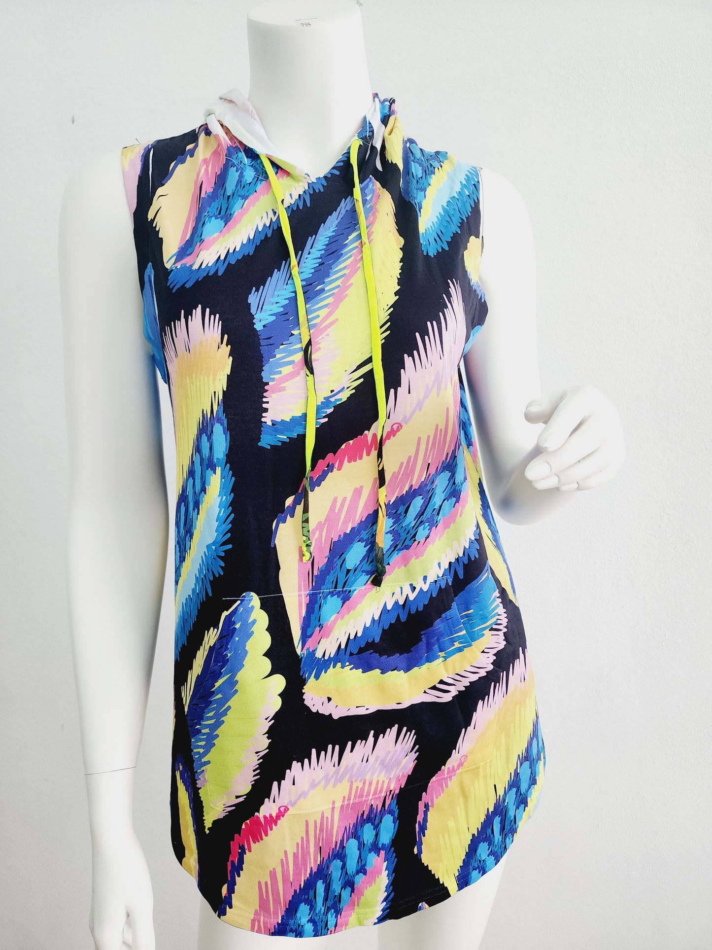 Abstract bright colors hoodie
