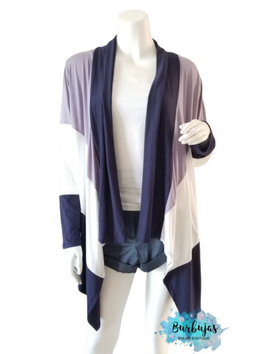 Blue Combo Cardigan