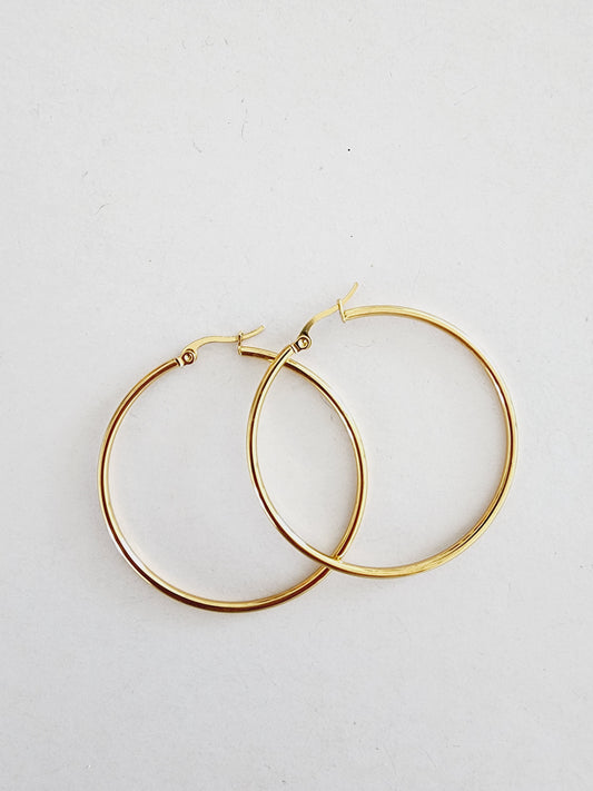 Golden Hoop earring