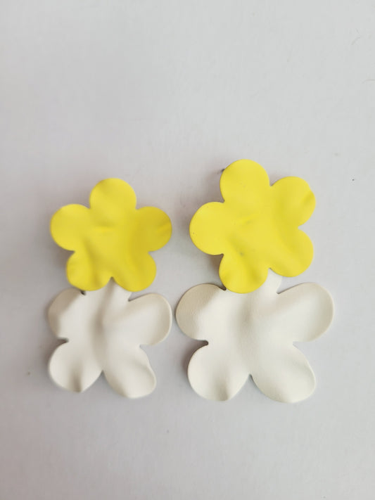 Steel Flowers earring