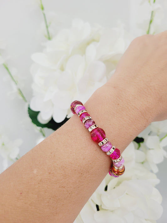Colored beads bracelets